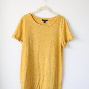 T-Shirt Dress- Yellow